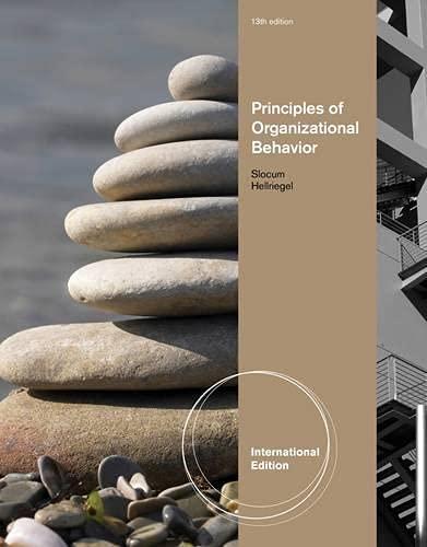 Principles Of Organizational Behavior