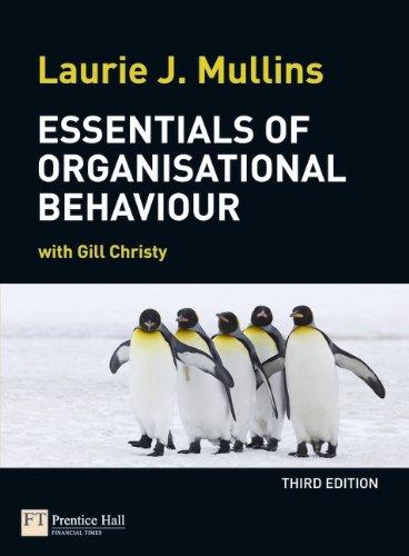 essentials of organisational behaviour 3rd edition laurie j. mullins 0273757342, 978-0273757344
