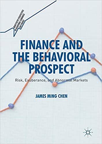 finance and the behavioral prospect 1st edition james ming chen 331981351x, 978-3319813516