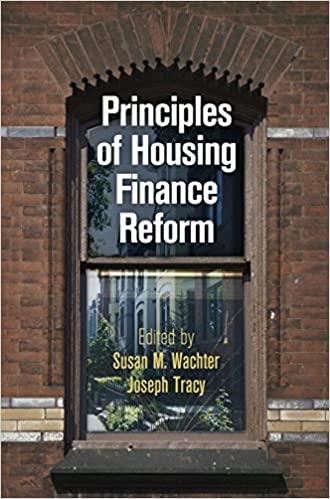 principles of housing finance reform 1st edition susan m. wachter, joseph tracy 0812248627, 978-0812248623