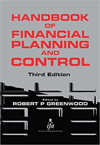 handbook of financial planning and control 3rd edition robert p. greenwood 0566083728, 978-0566083723
