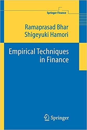empirical techniques in finance 1st edition ramaprasad bhar, shigeyuki hamori 3642064175, 978-3642064173