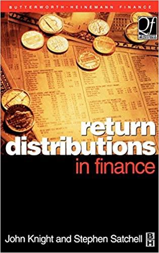 return distributions in finance 1st edition stephen satchell, john knight 0750647515, 978-0750647519