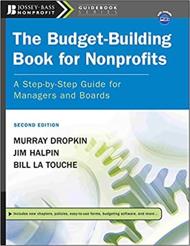 the budget building book for nonprofits 2nd edition murray dropkin, jim halpin, bill la touche 0787996033,
