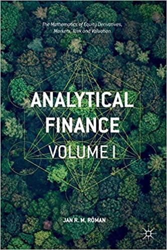 analytical finance volume i 1st edition jan r. m. röman 3319340263, 978-3319340265