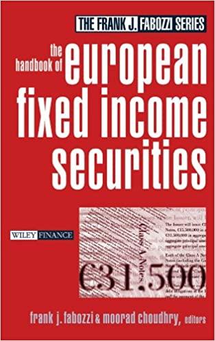 the handbook of european fixed income securities 1st edition frank j. fabozzi, moorad choudhry 0471430390,
