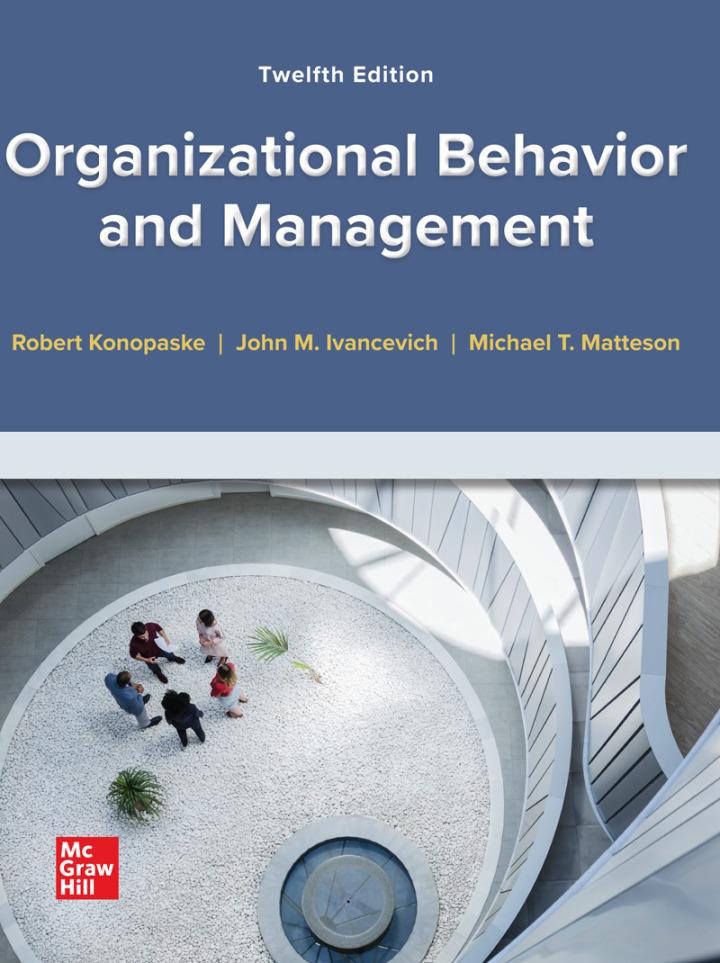 organizational behavior and management 12th edition robert konopaske 1260260534, 9781260260533