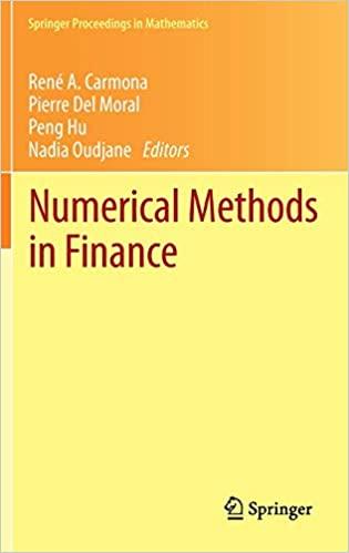 numerical methods in finance 2012th edition rené carmona, pierre del moral, peng hu, nadia oudjane
