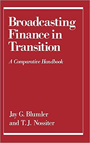 broadcasting finance in transition 1st edition jay g. blumler, t. j. nossiter 0195050894, 978-0195050899