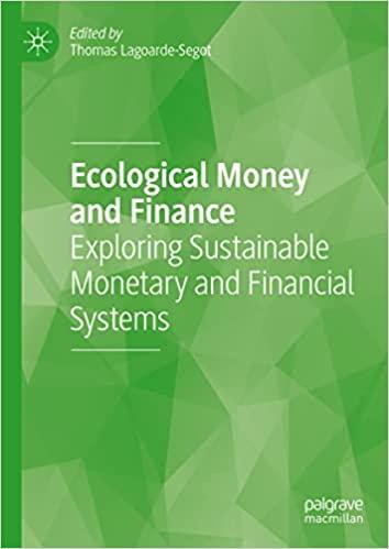ecological money and finance 1st edition thomas lagoarde-segot 3031142314, 978-3031142314