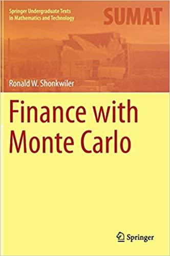 Finance With Monte Carlo
