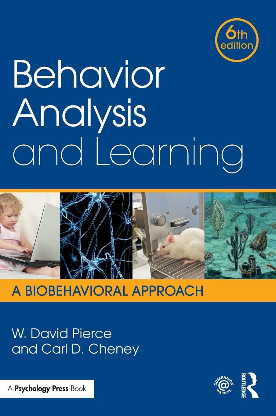 behavior analysis and learning a biobehavioral approach 6th edition w. david pierce, carl d. cheney
