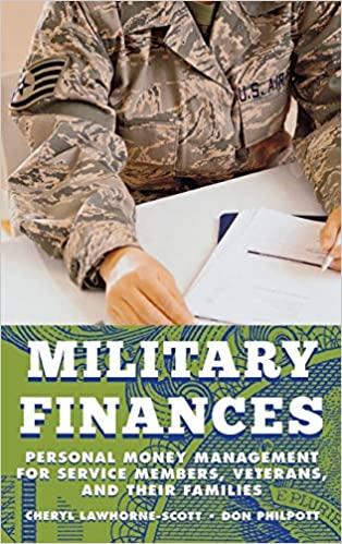 military finances personal money management for service members veterans and their families 1st edition