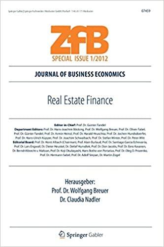 real estate finance 2012th edition wolfgang breuer, claudia nadler 3834934496, 978-3834934499
