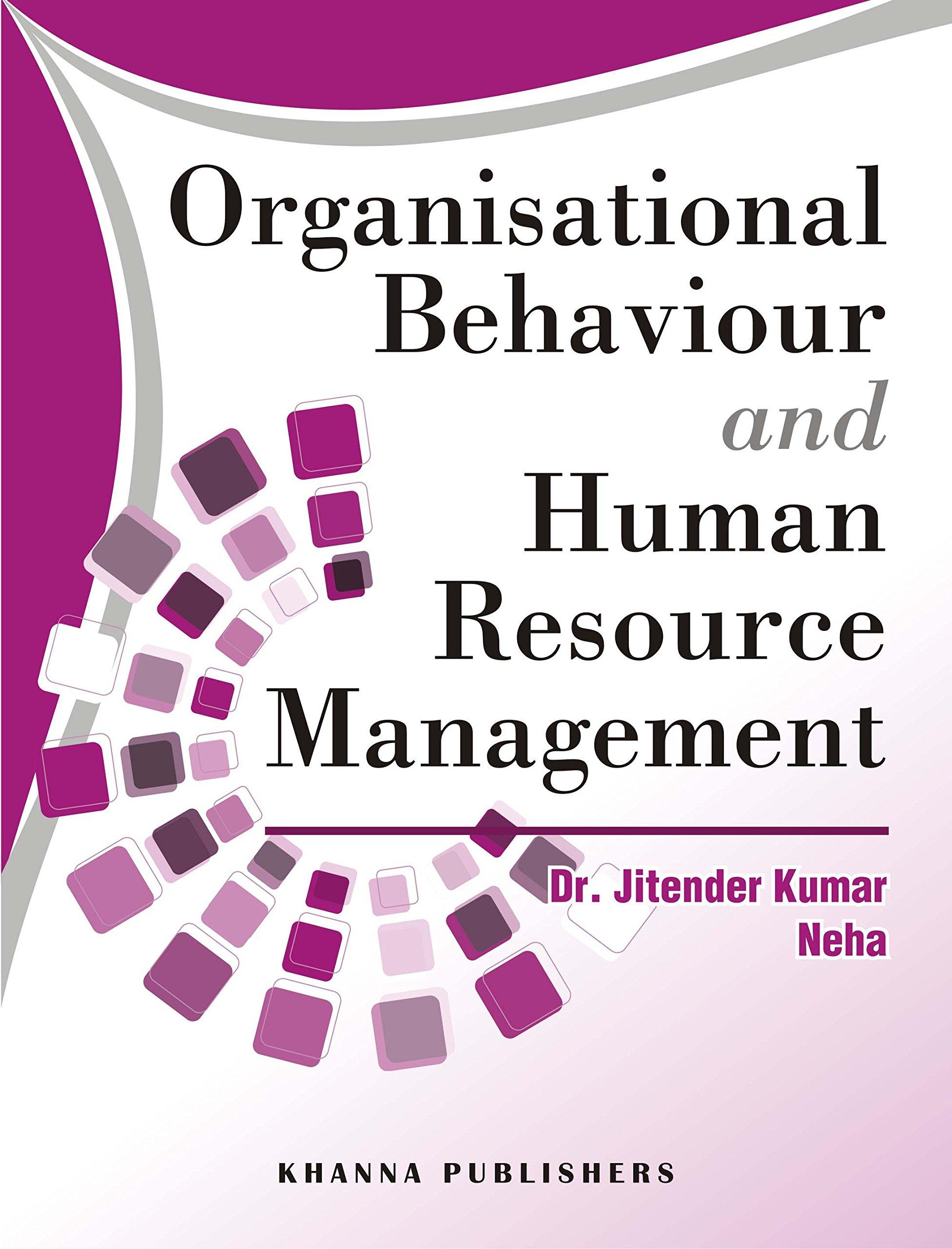 organisational behaviour and human resource management 1st edition jitender kumar neha 8174093214,