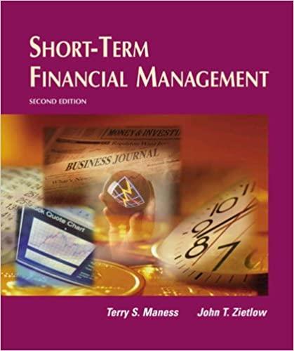 short term financial management 2nd edition terry s. maness, john t. zietlow 0030315131, 978-0030315138