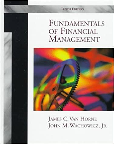 fundamentals of financial management 10th edition james c. van horne 0138596875, 978-0138596873