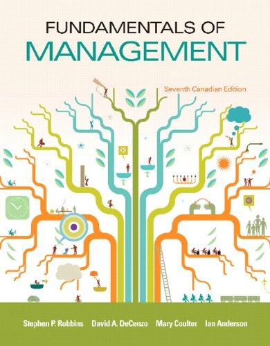 fundamentals of management 7th canadian edition stephen p. robbins, david a. decenzo, mary a. coulter, ian