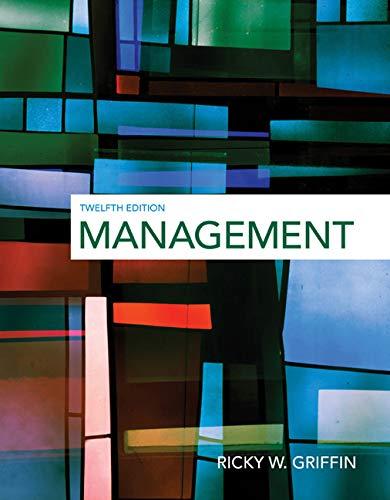 management 12th edition ricky w. griffin 1305501292, 978-1305501294