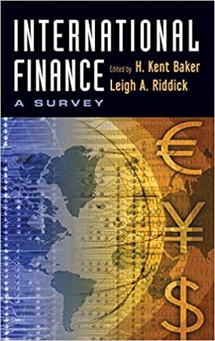 international finance a survey 1st edition h. kent baker, leigh a. riddick 0199754659, 978-0199754656