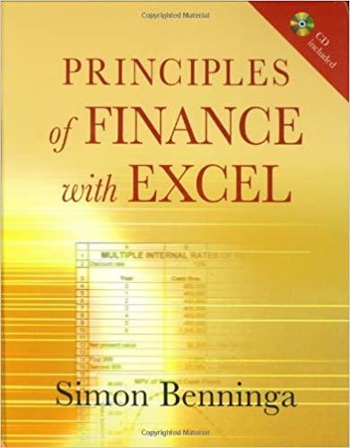 principles of finance with excel 1st edition simon benninga 0195301501, 978-0195301502