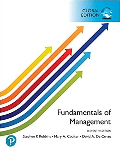 fundamentals of management 11th global edition stephen p. robbins, mary a. coulter, david a. de cenzo