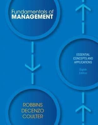 Fundamentals Of Management Essential Concepts And Applications