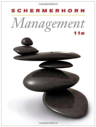 management 11th edition john r. schermerhorn jr. 0470530510, 978-0470530511