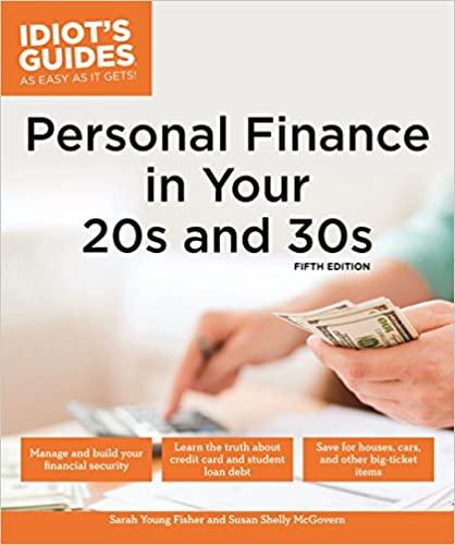 personal finance in your 20s and 30s 5th edition sarah young fisher, susan shelly mcgovern 1465454624,