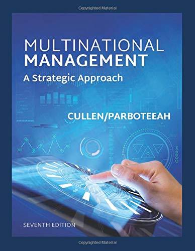 multinational management 7th edition john b. cullen, k. praveen parboteeah 0357045440, 978-0357045442