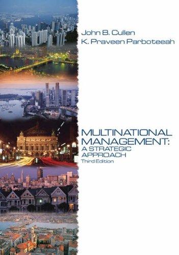 multinational management 3rd edition john b. cullen, k. praveen parboteeah 0324259905, 978-0324259902
