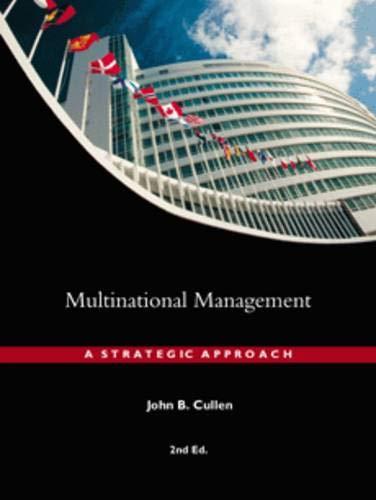 multinational management 2nd edition john b. cullen 0324132859, 978-0324132854