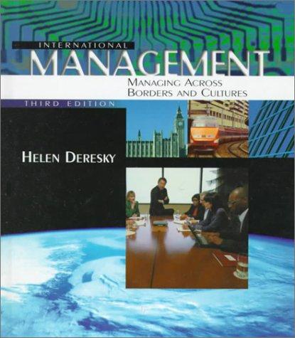 international management managing across borders and cultures 3rd edition helen deresky 0321028295,