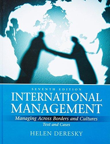 international management managing across borders and culture 7th edition helen deresky 0136098673,