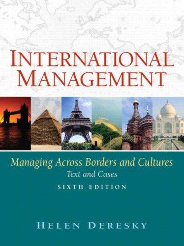 international management managing across borders and cultures text and cases 6th edition helen deresky