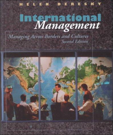 international management managing across borders and cultures 2nd edition helen deresky 067398091x,