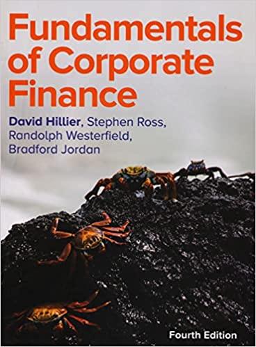 fundamentals of corporate finance 4th edition david hillier 1526848627, 978-1526848628