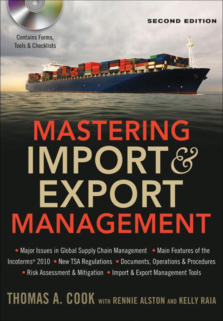 mastering import and export management 2nd edition thomas cook, rennie alston, kelly raia 081441723x,
