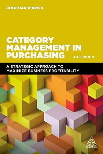 category management in purchasing 4th edition jonathan o'brien 0749482613, 9780749482619