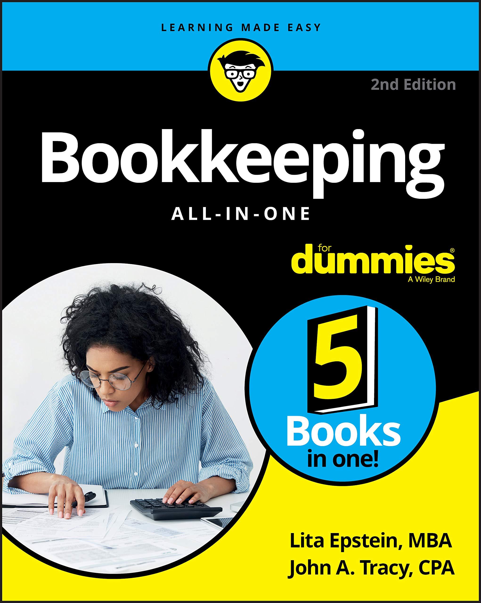 bookkeeping all in one for dummies 2nd edition lita epstein, john a. tracy 1119592909, 978-1119592907