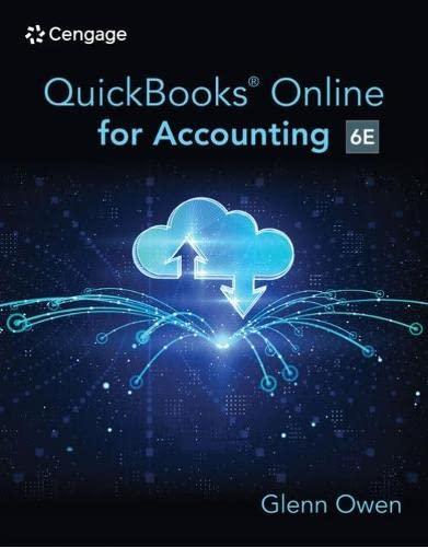 using quickbooks online for accounting 2023 6th edition glenn owen 0357722213, 978-0357722213