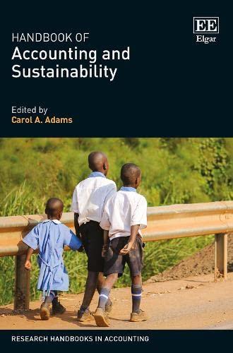 handbook of accounting and sustainability 1st edition carol a. adams 1800373503, 978-1800373501