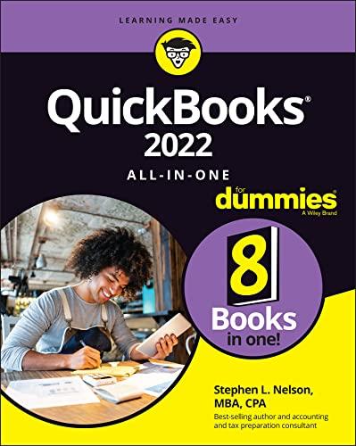 quickbooks 2022 all in one for dummies 1st edition stephen l. nelson 1119817218, 978-1119817215