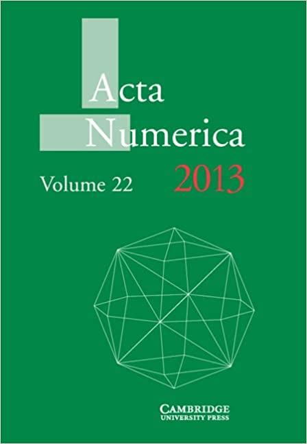acta numerica 2013 volume 22 1st edition arieh iserles 1107358191, 9781107358195