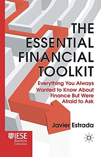 the essential financial toolkit 1st edition javier estrada 134932888x, 978-1349328888