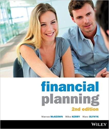 financial planning 2nd edition warren mckeown, mike kerry, marc olynyk 1118644832, 978-1118644836