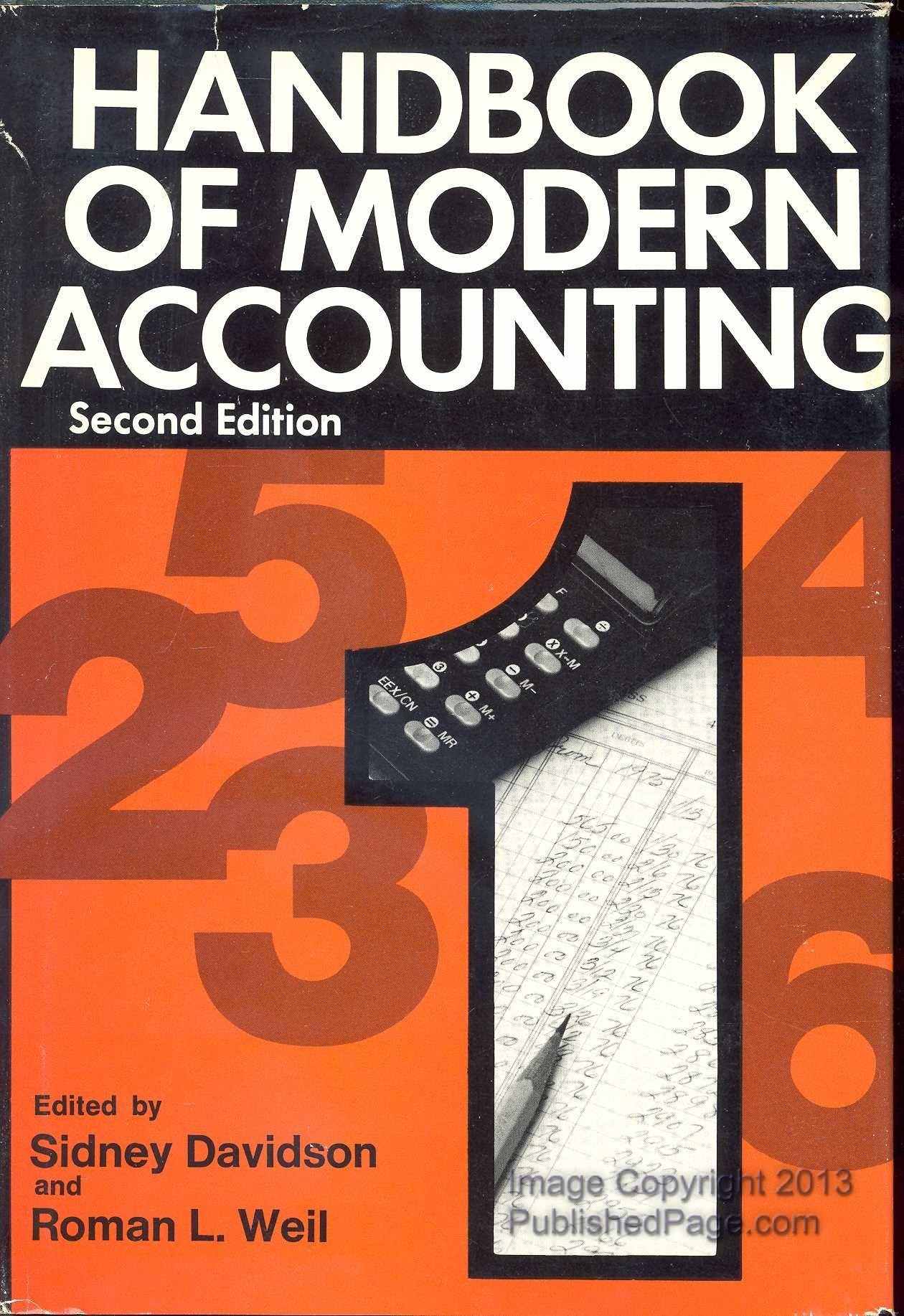 handbook of modern accounting 2nd edition sidney davidson, roman l weil 0070154511, 978-0070154513