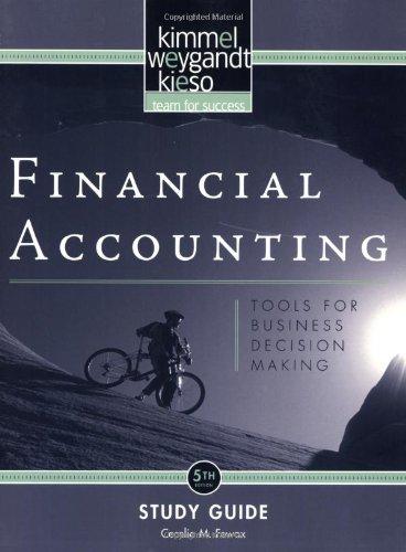 financial accounting study guide tools for business decision making 5th edition paul d. kimmel, jerry j.