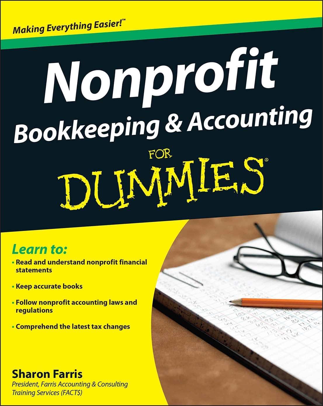 nonprofit bookkeeping and accounting for dummies 1st edition sharon farris 0470432365, 978-0470432365