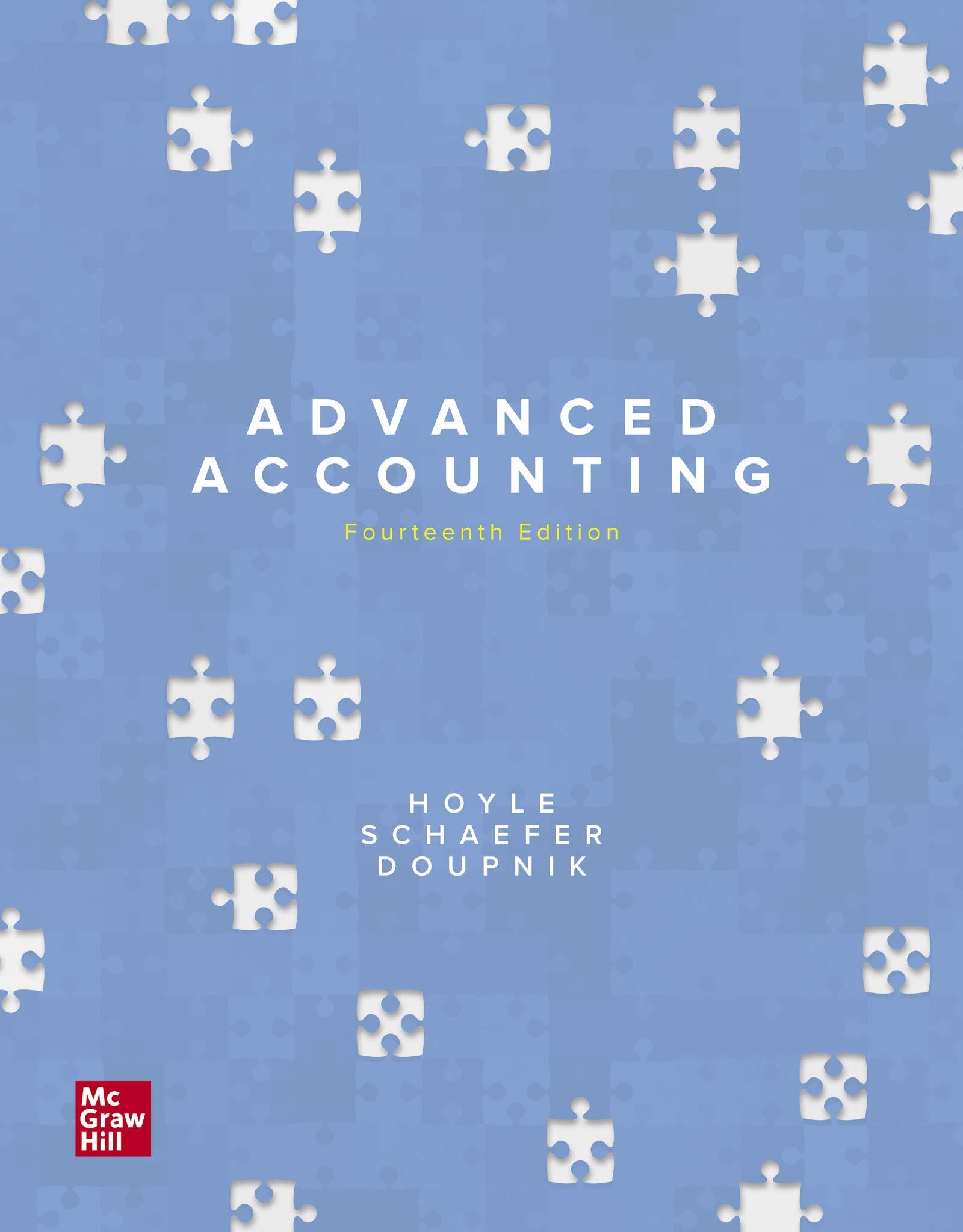 advanced accounting 14th edition joe ben hoyle, thomas schaefer, timothy doupnik 1260247821, 978-1260247824